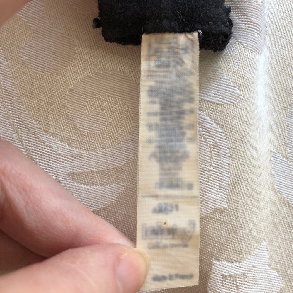 Vintage Lejaby Underwire Bra Embroidered Black Size 36C - Picture 7 of 7